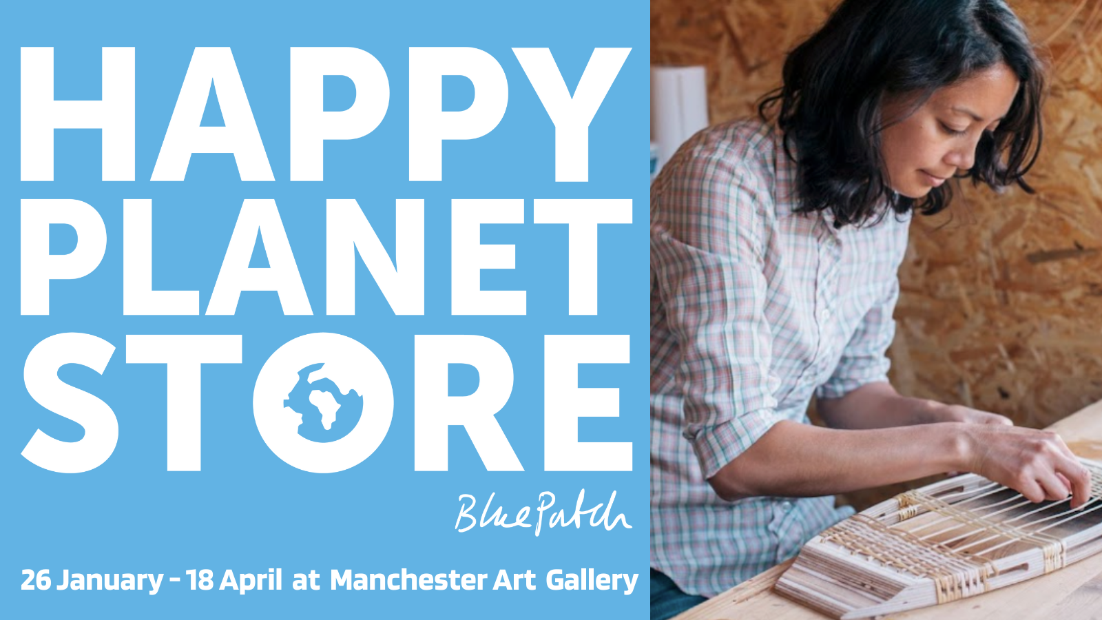 invitation for the Happy Planet Store with Monica from pa avion in her workshop